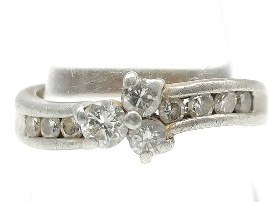 D0.59ct Pt900 5.4g Ring 