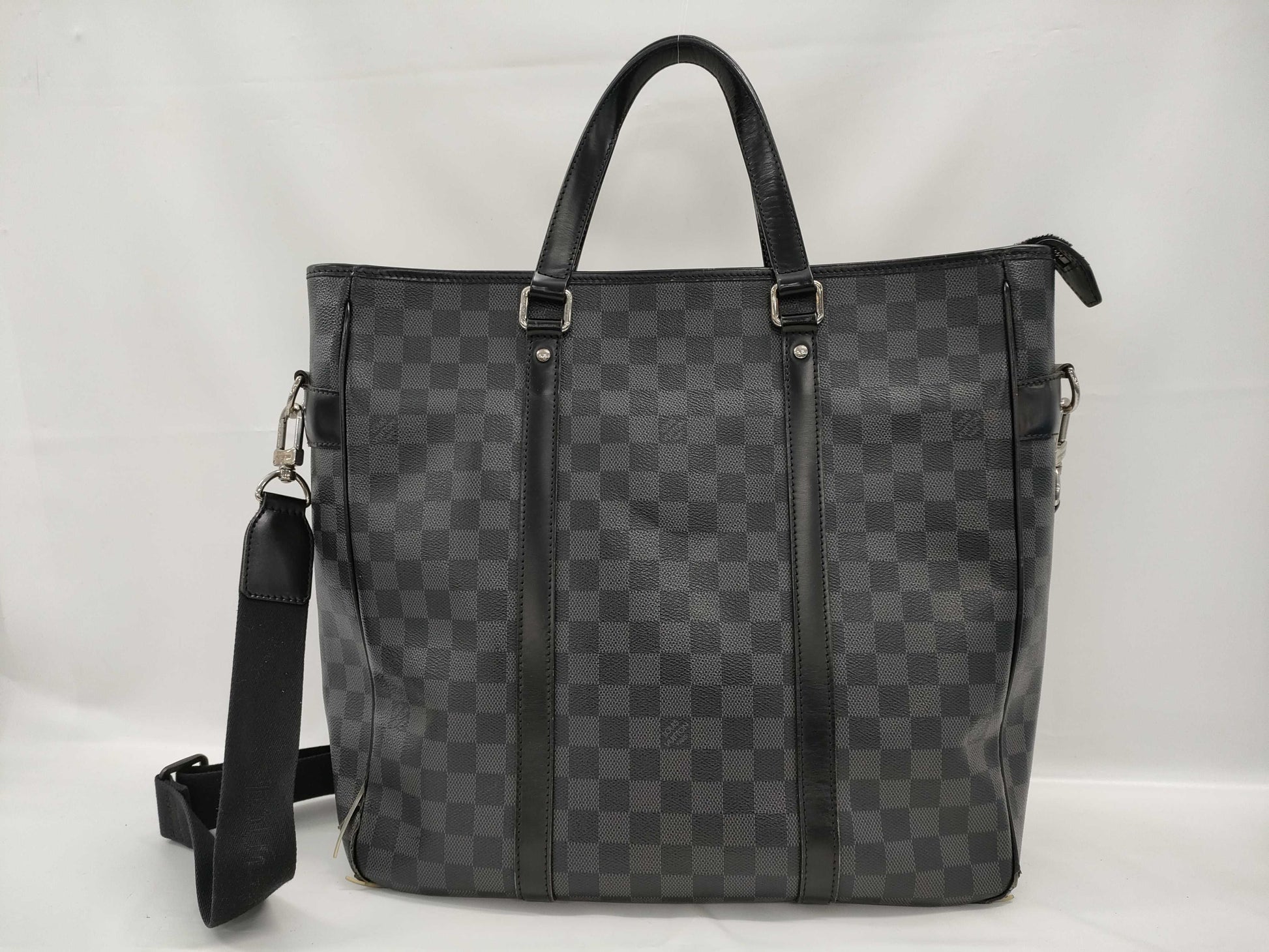 LOUIS VUITTON Damier Graphite N51192 Tadao 2-Way Shoulder Bag