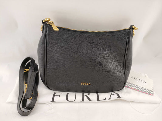 FURLA Leather Chain 2-Way Shoulder Bag