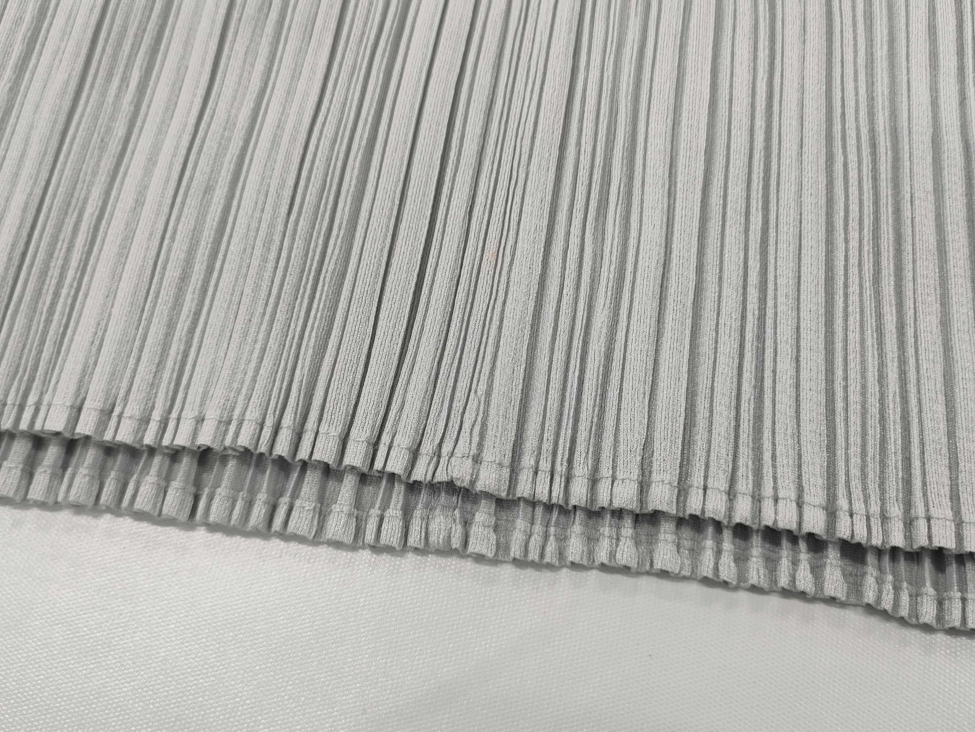 ISSEY MIYAKE Pleats Please Gray Short Sleeve Top