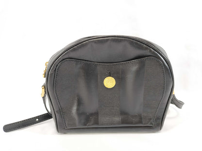 FENDI Pecan Pattern Black/Shoulder Bag