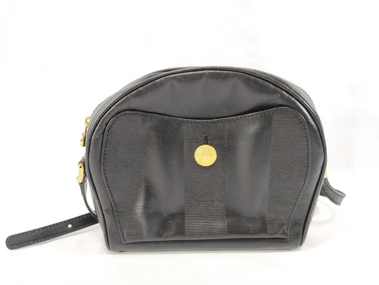 FENDI Pecan Pattern Black/Shoulder Bag