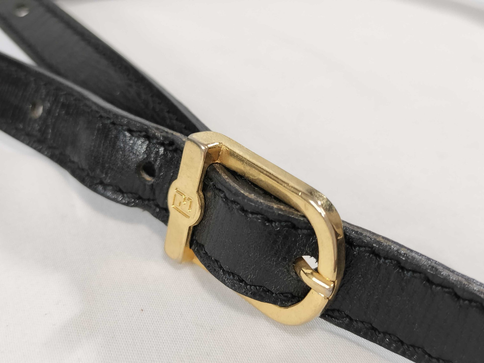 FENDI Pecan Pattern Black/Shoulder Bag