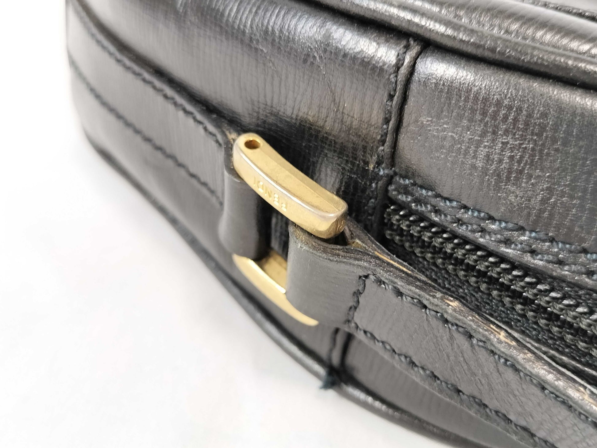 FENDI Pecan Pattern Black/Shoulder Bag