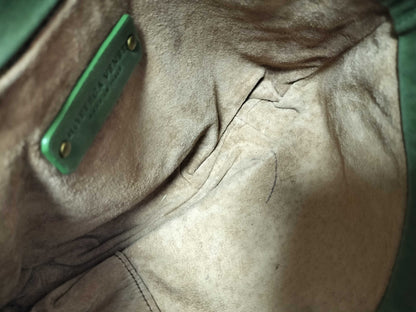 BOTTEGA VENETA Intrecciato Lock Intrecciato Hand/Moss Green Tote Bag