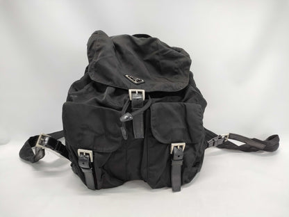 PRADA Nylon Prada Backpack Black Backpack