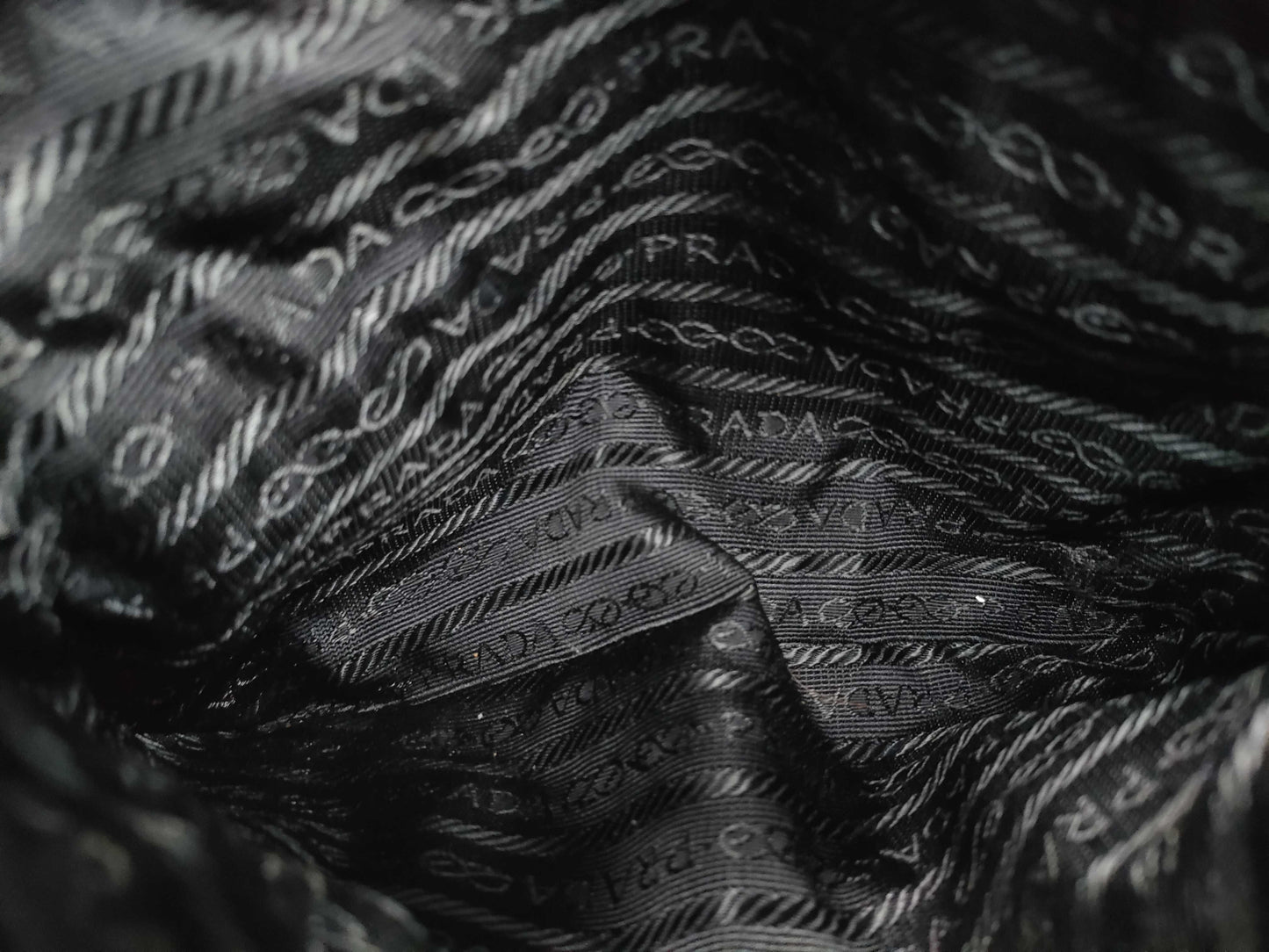 PRADA Nylon Prada Backpack Black Backpack