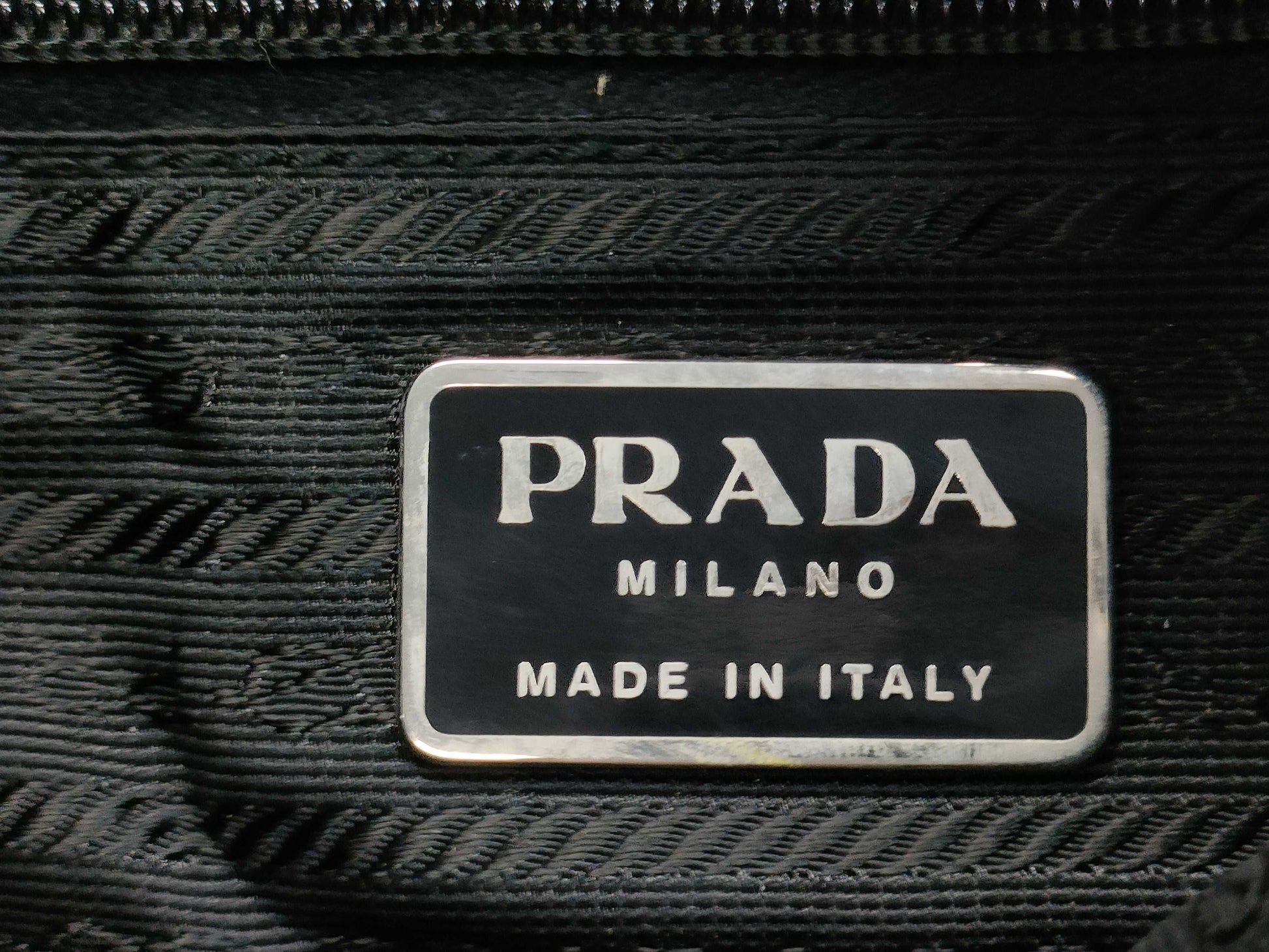 PRADA Nylon Prada Backpack Black Backpack