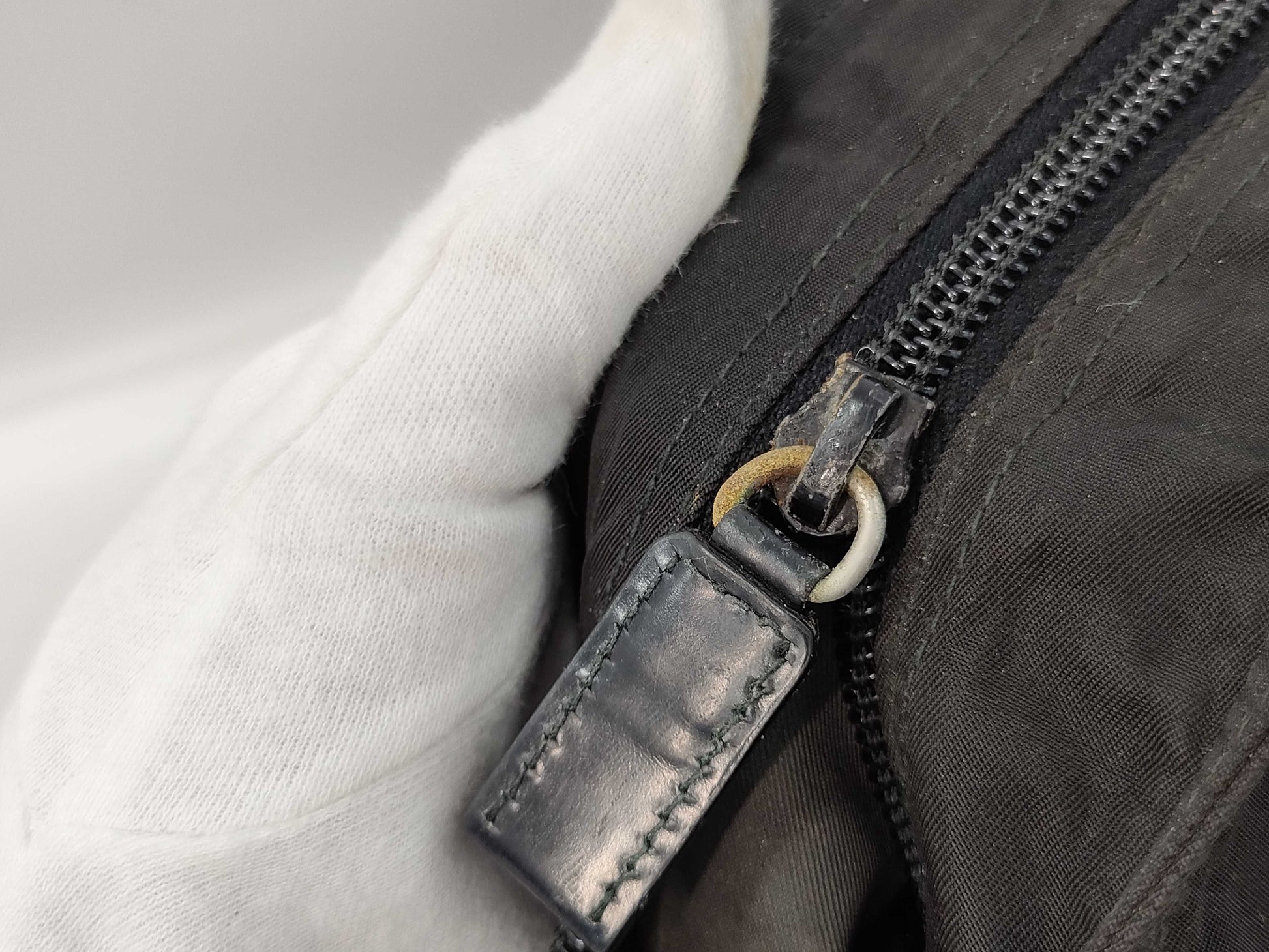 PRADA nylon shoulder bag