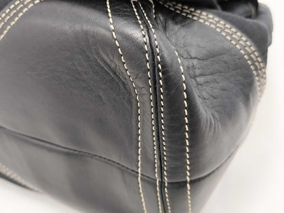 COACH Signature Canvas One-Shoulder Tote Bag