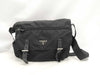 PRADA nylon messenger shoulder bag