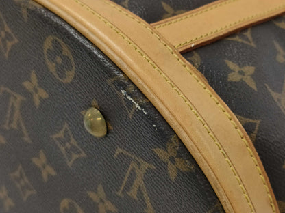 LOUIS VUITTON Monogram Bucket GM Tote Bag with Pouch