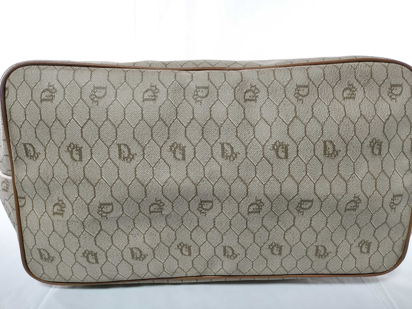 Dior Honeycomb Tote Bag with Edge Stain