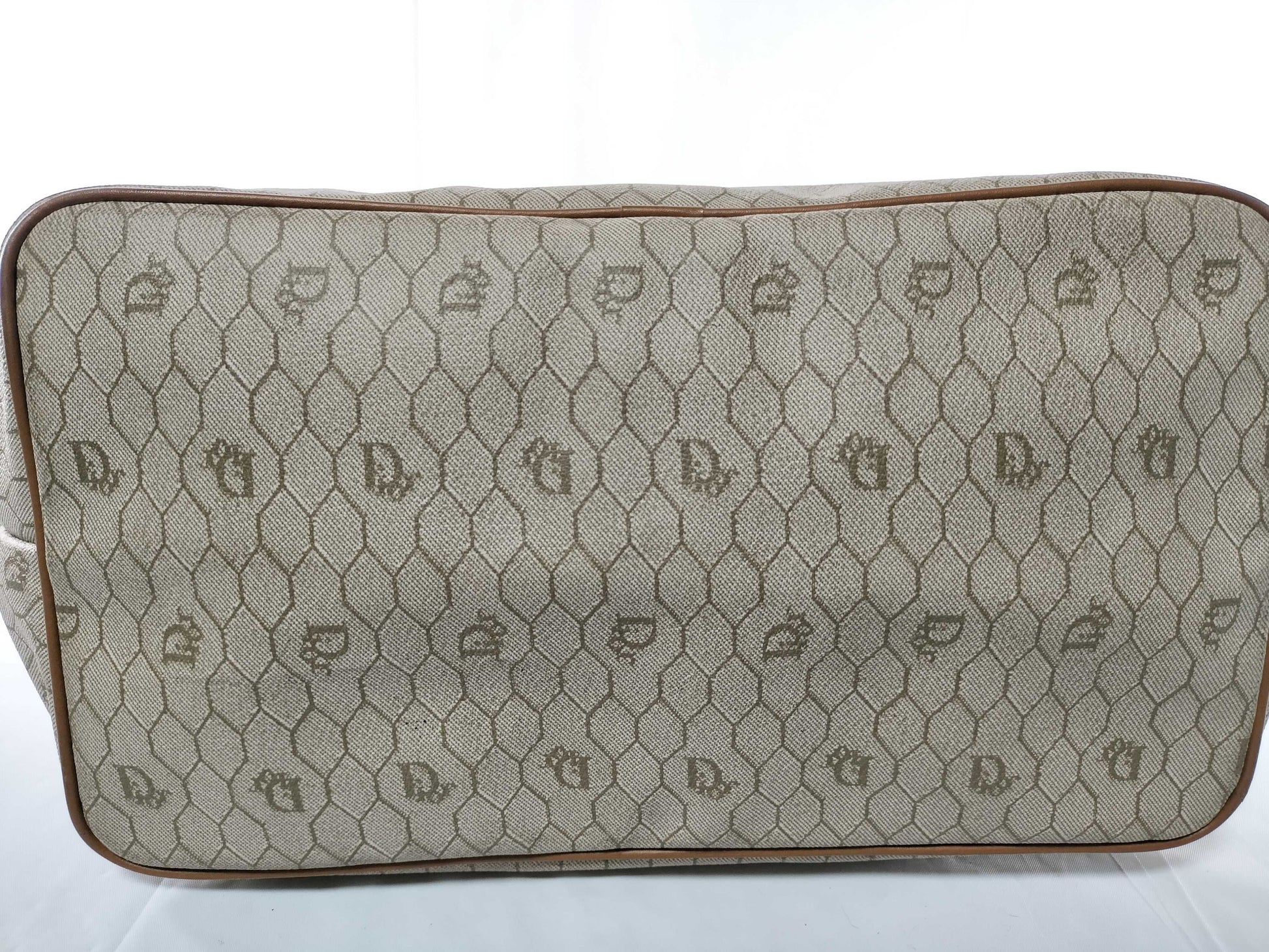 Dior Honeycomb Tote Bag with Edge Stain