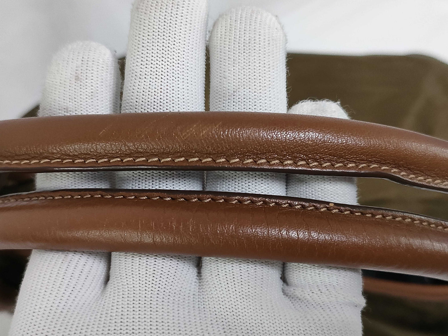 PRADA Nylon x Leather 2-Way Tote Bag