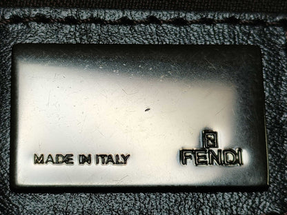 FENDI Zucca Roll Tote Bag Red Tote Bag