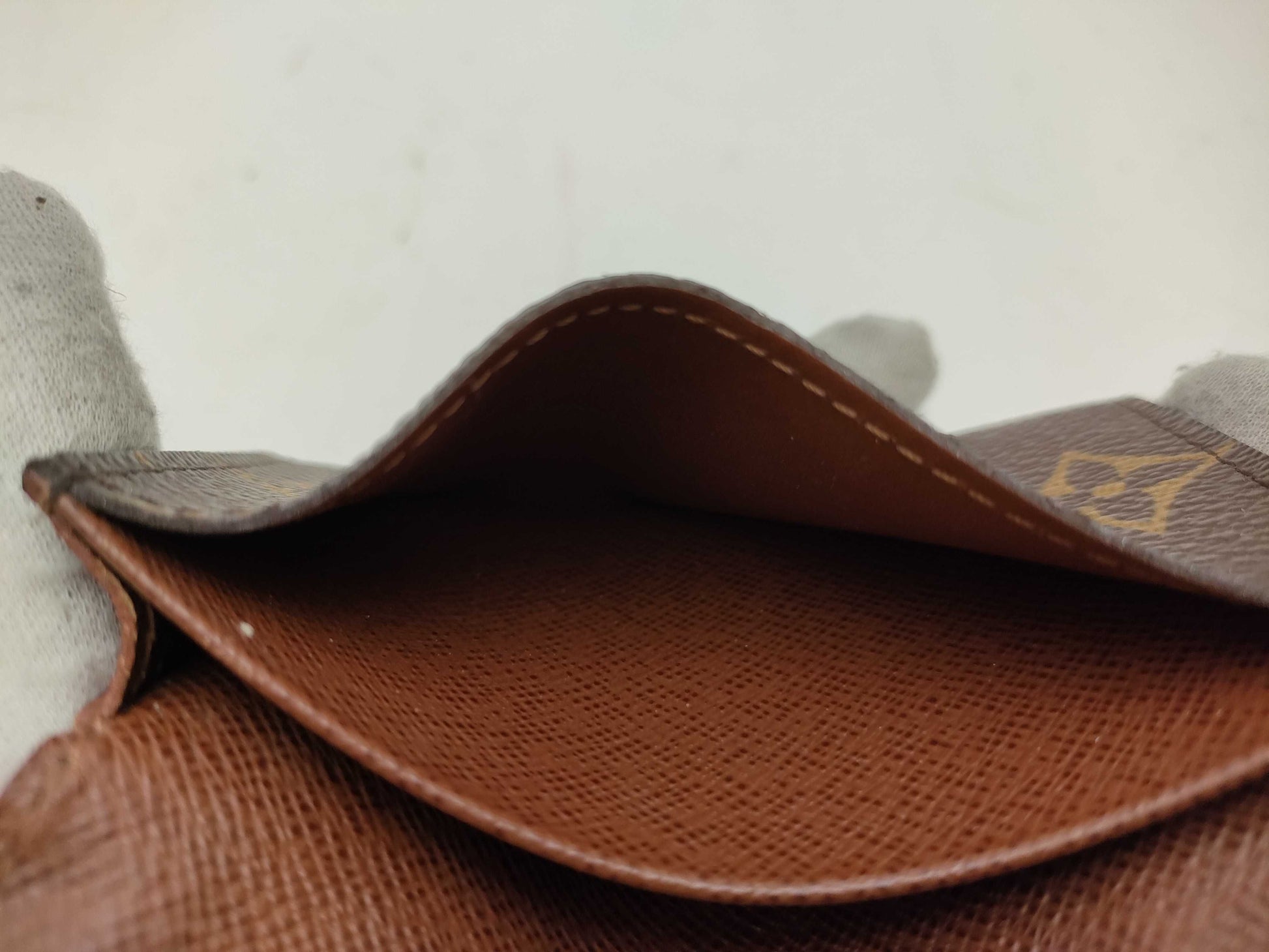 LOUIS VUITTON Monogram M63801 Envelope Carte de Visite Wallet