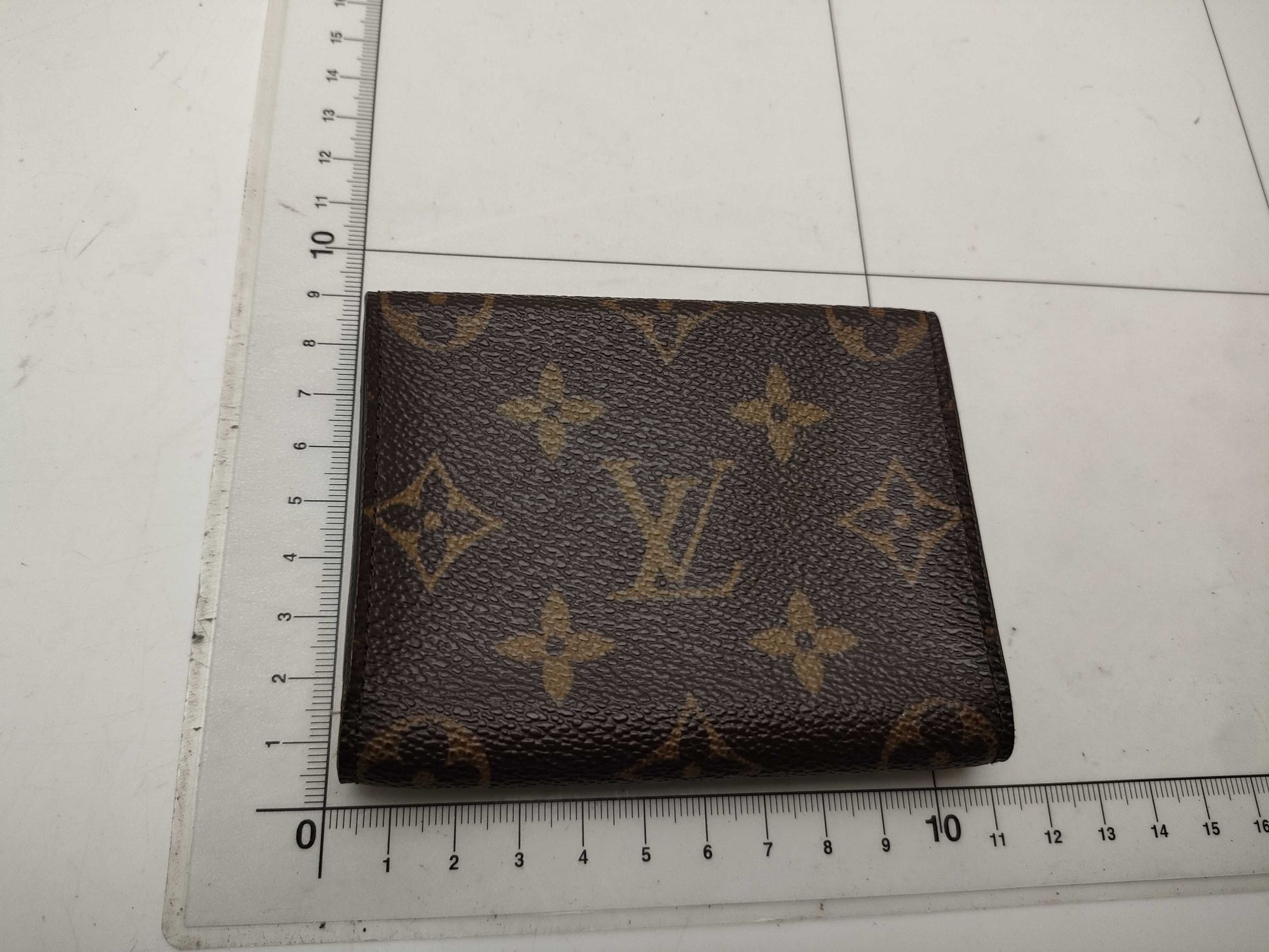 LOUIS VUITTON Monogram M63801 Envelope Carte de Visite Wallet