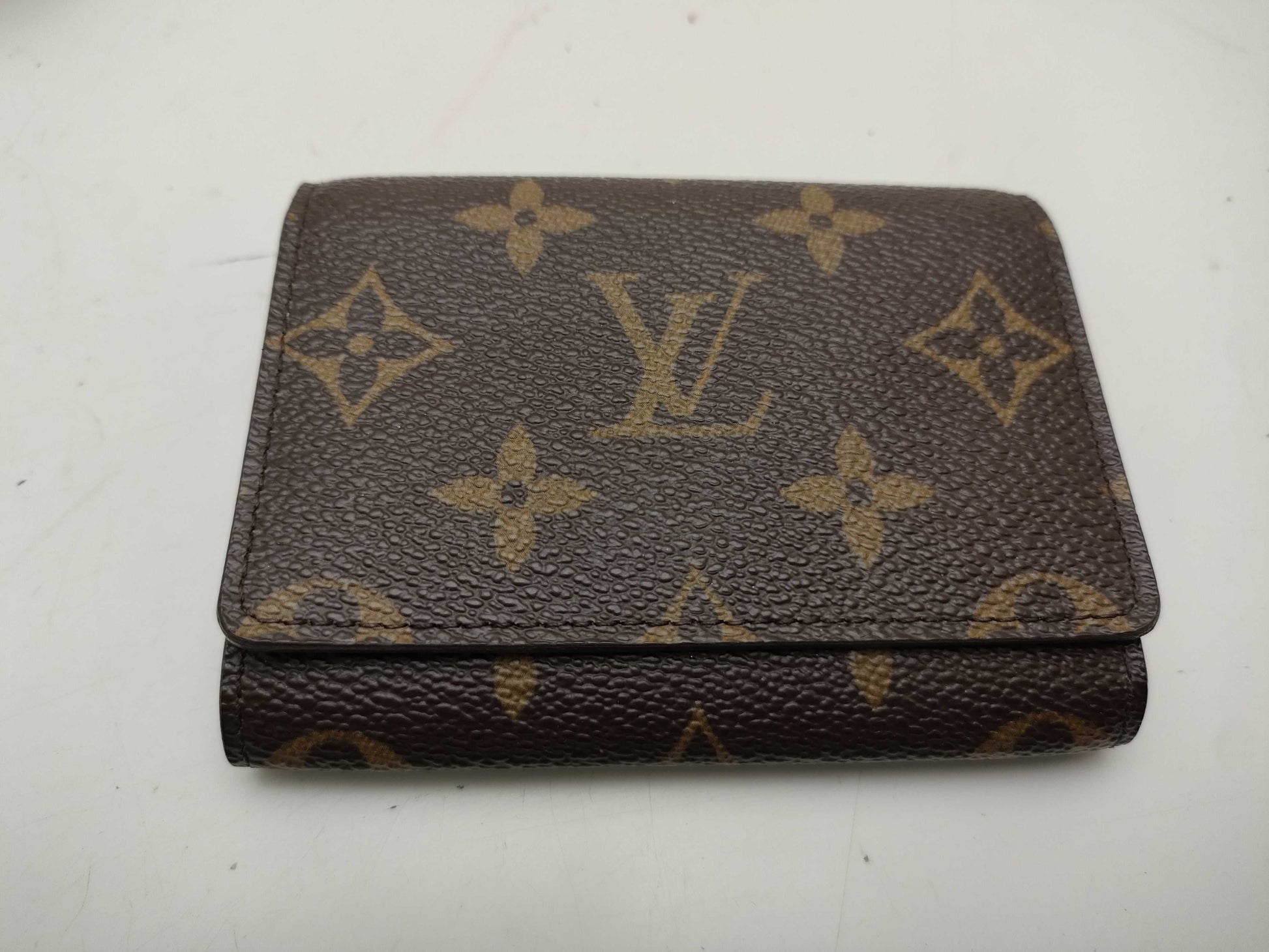 LOUIS VUITTON Monogram M63801 Envelope Carte de Visite Wallet