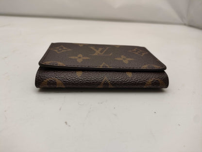 LOUIS VUITTON Monogram M63801 Envelope Carte de Visite Wallet