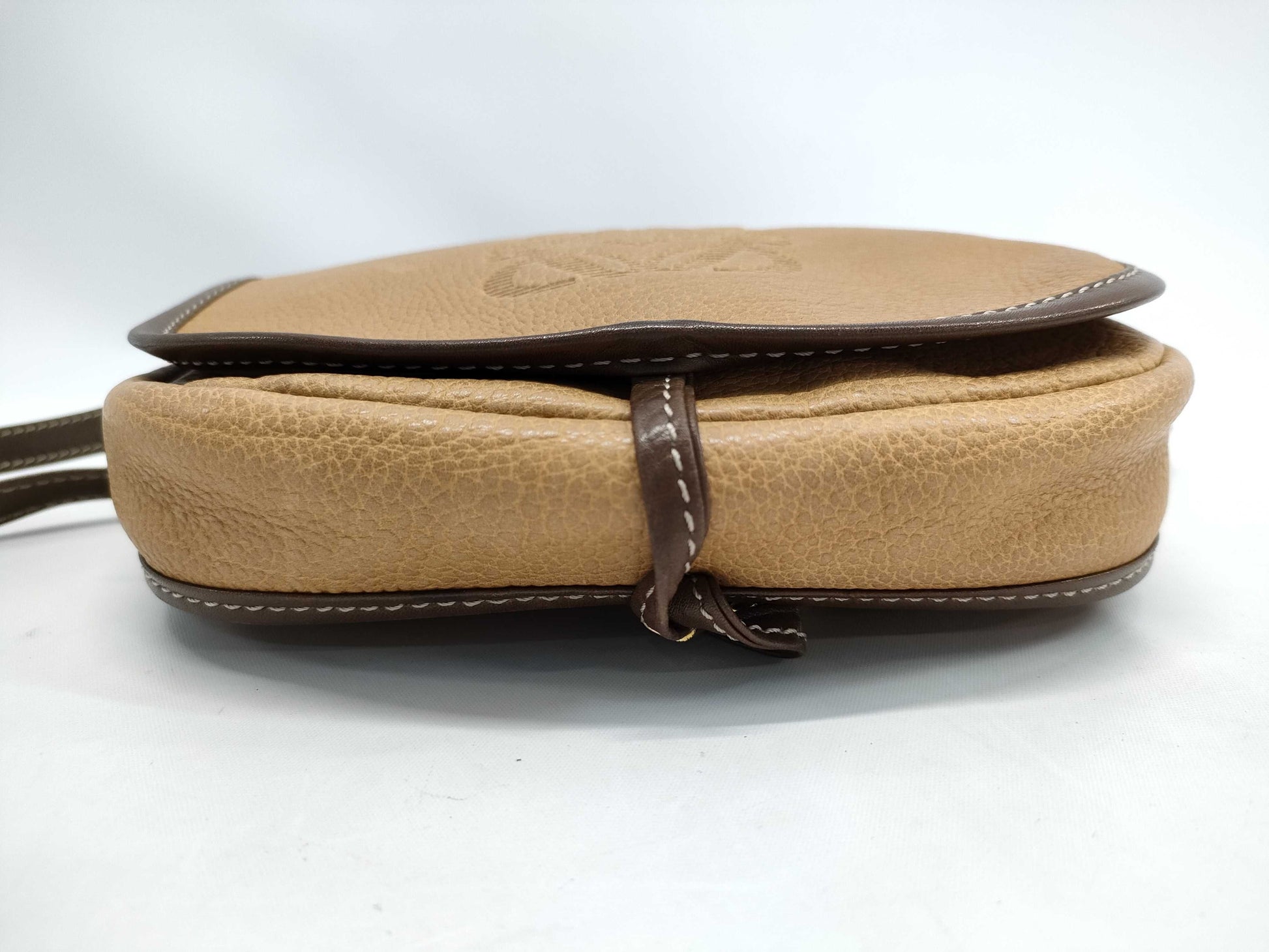 LOEWE Leather Shoulder Anagram Shoulder Bag