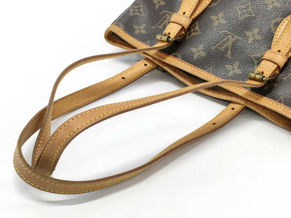 LOUIS VUITTON Monogram M42238 Petit Bucket Tote Bag 