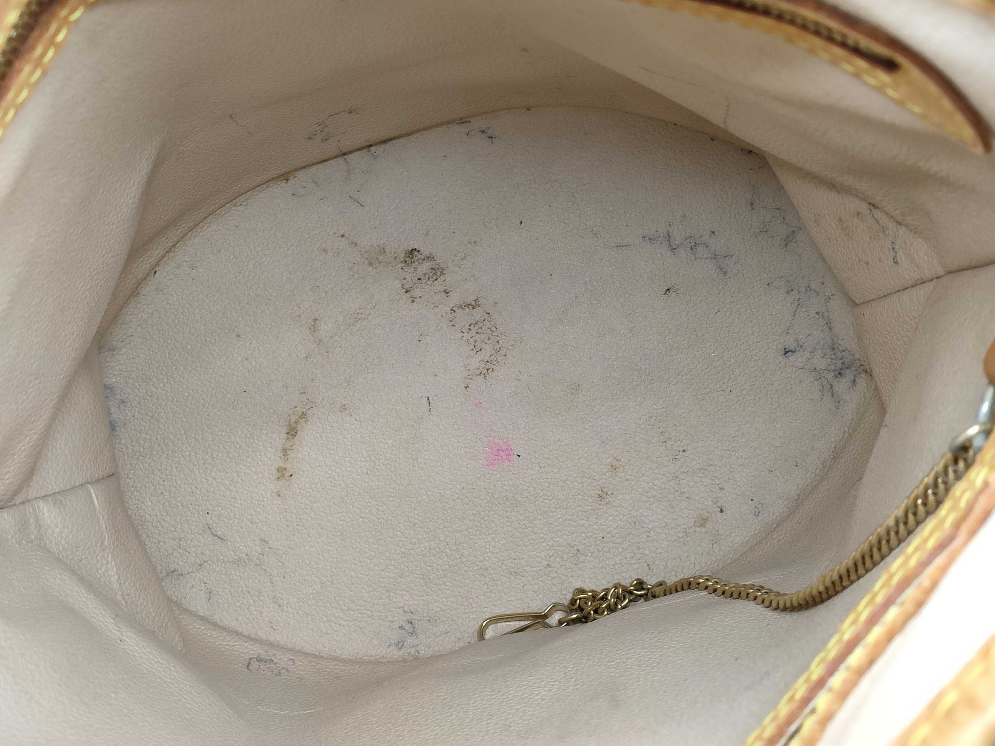 LOUIS VUITTON Monogram M42238 Petit Bucket Tote Bag 