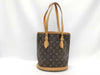 LOUIS VUITTON Monogram M42238 Petit Bucket Tote Bag 
