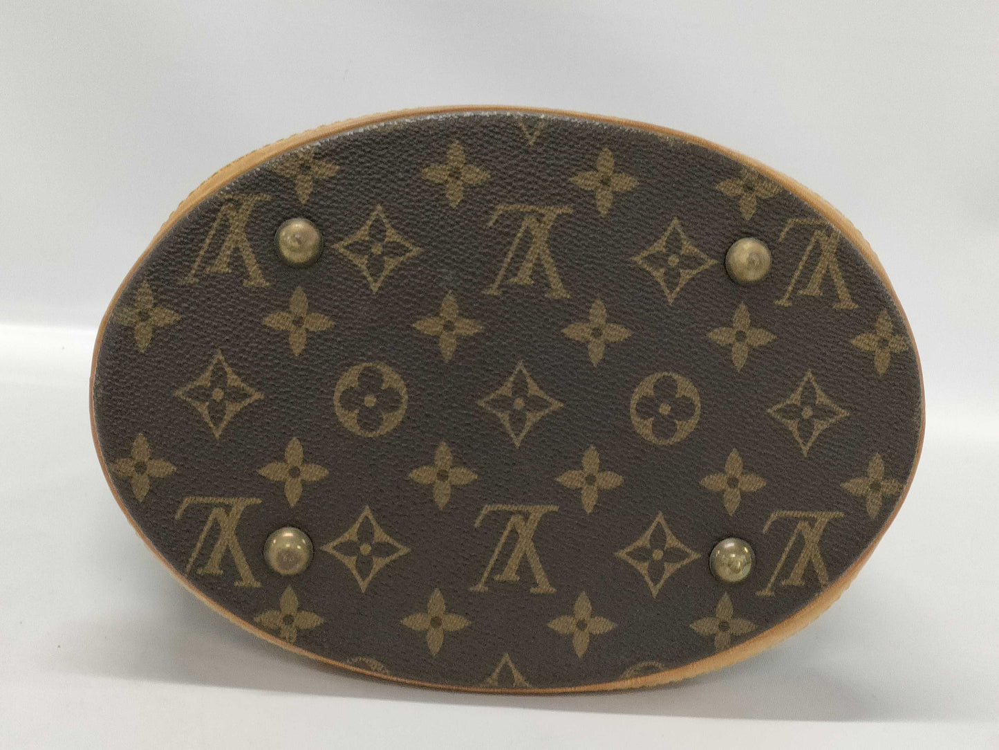 LOUIS VUITTON Monogram M42238 Petit Bucket Tote Bag 