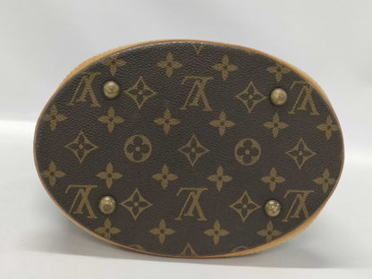 LOUIS VUITTON Monogram M42238 Petit Bucket Tote Bag 