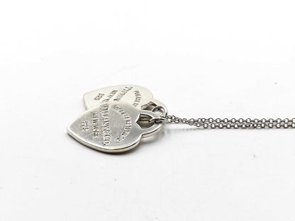 Tiffany & Co. Necklace / Return to Tiffany Double Heart Tag NC SV925 Necklace