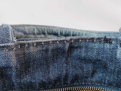 PRADA Canapa Denim 2-Way Handbag