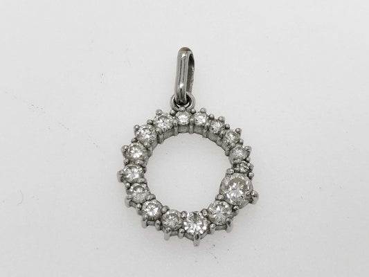 D1.02ct PT900 4.1g Pendant Top 