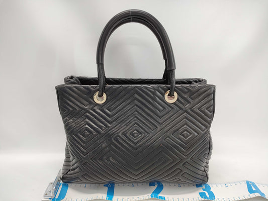 BALLY Quilted Fringe Handbag