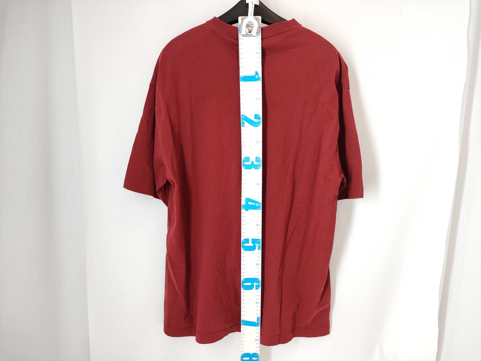 BALENCIAGA BB Balenciaga Short Sleeve T-Shirt with Logo, Red, Size XS