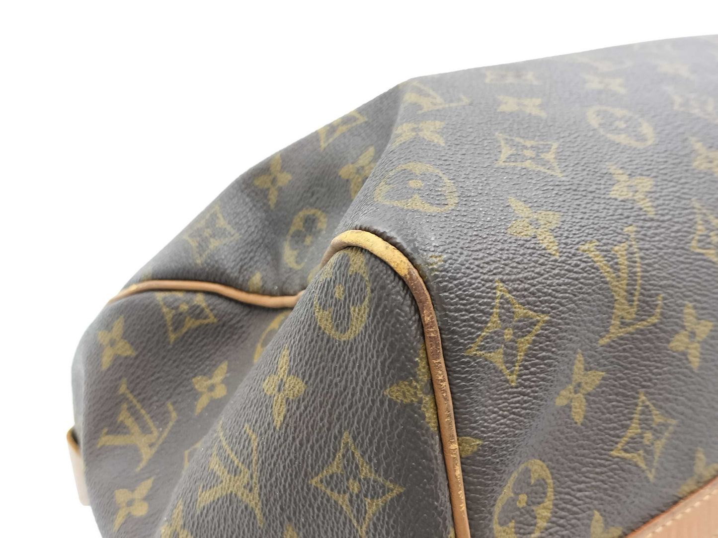 Louis Vuitton Monogram Speedy 35 Made in USA Paper Tag Vintage Boston Bag