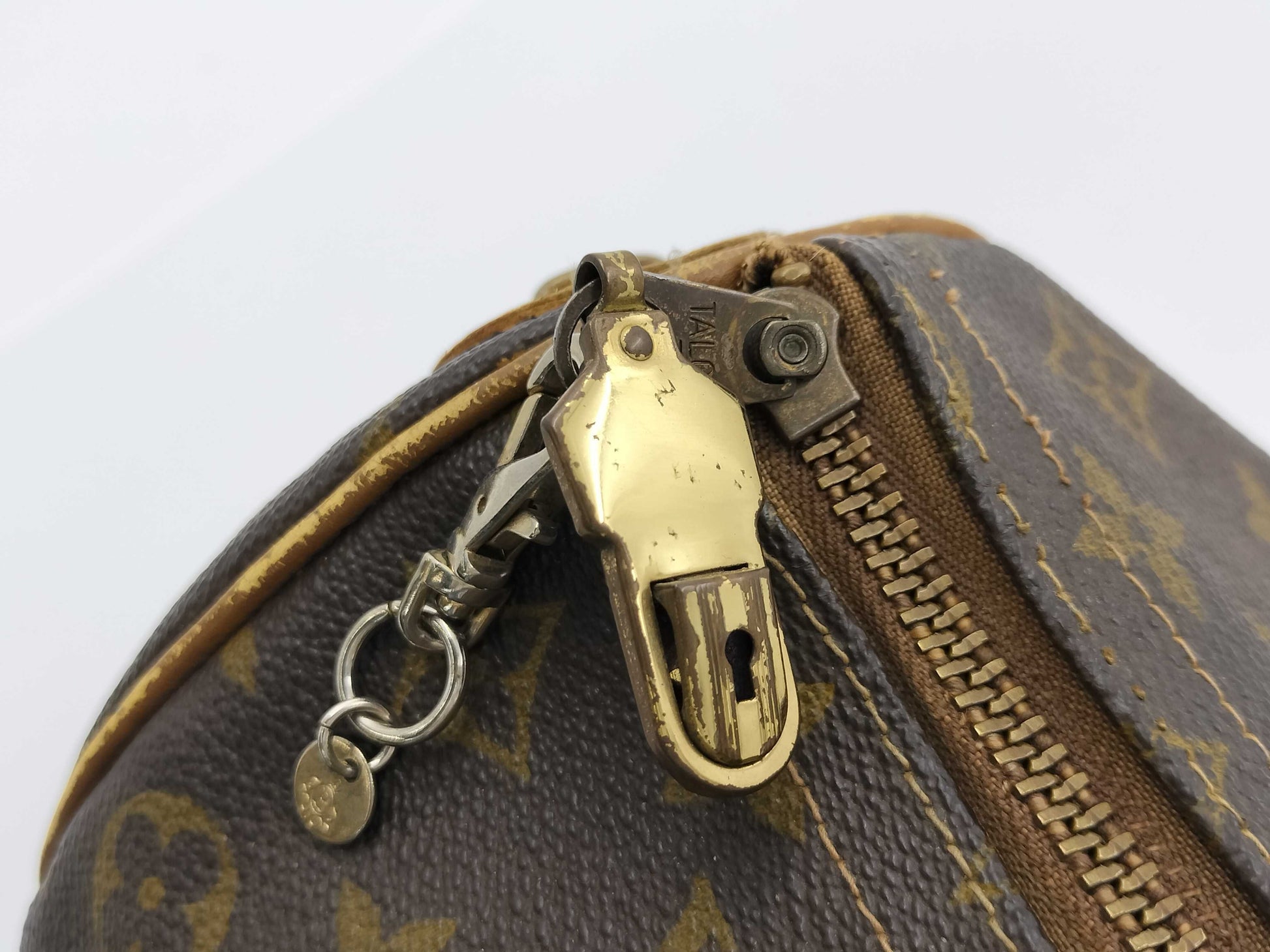 Louis Vuitton Monogram Speedy 35 Made in USA Paper Tag Vintage Boston Bag