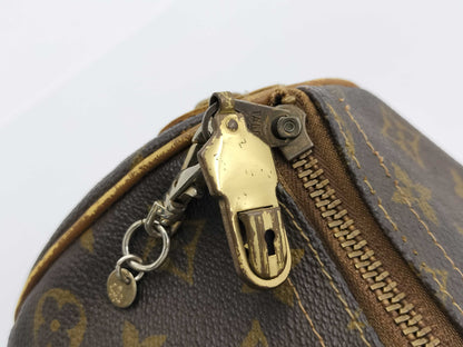 Louis Vuitton Monogram Speedy 35 Made in USA Paper Tag Vintage Boston Bag