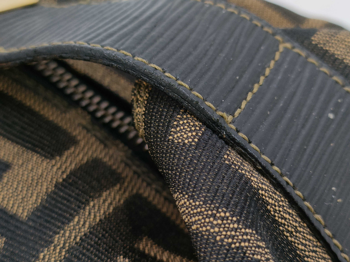 FENDI Zucca pattern vanity handbag