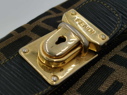 FENDI Zucca pattern vanity handbag