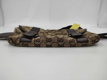 GUCCI GG Canvas 145851 492695 Waist Bag Body Bag Shoulder Bag