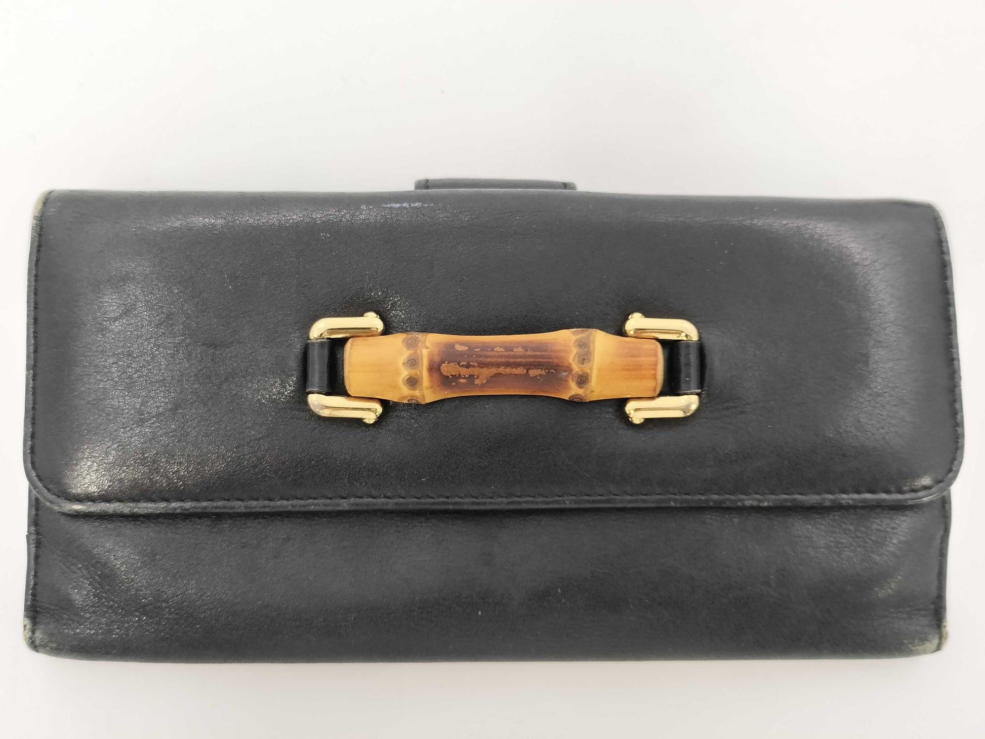 GUCCI Bamboo Long Wallet Leather 035 661 4863 0 Wallet