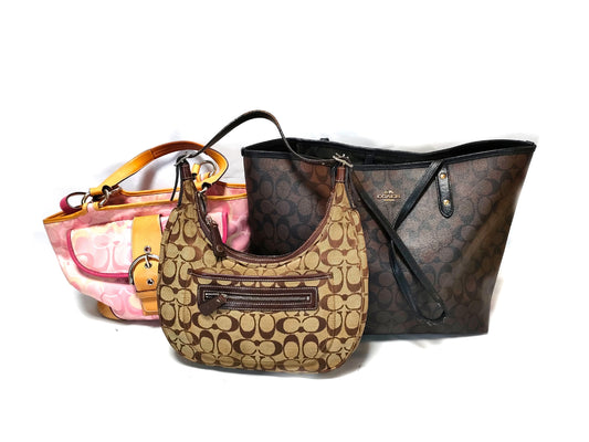 COACH Signature 3-Piece Shoulder Bag