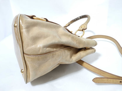 Miu Miu Leather 2-Way Handbag