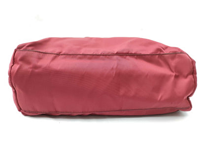 PRADA nylon tote bag, red