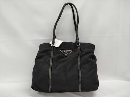 PRADA nylon tote bag with logo