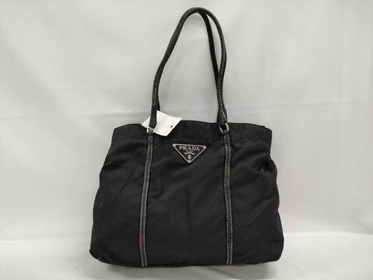 PRADA nylon tote bag with logo