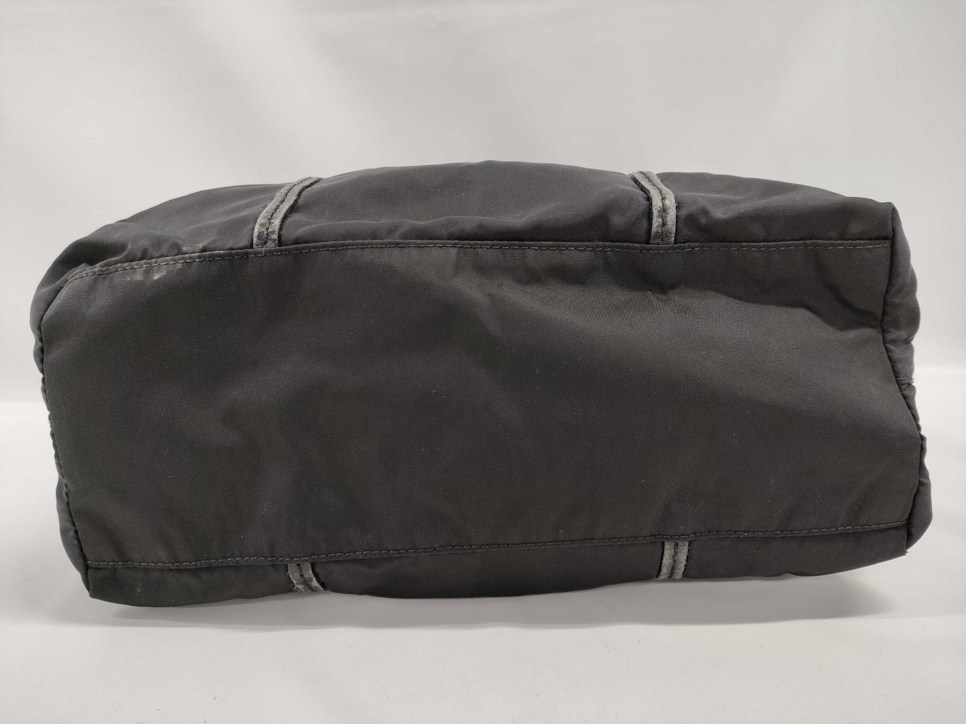 PRADA nylon tote bag with logo
