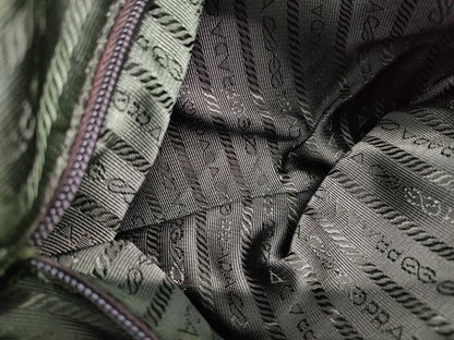 PRADA Nylon Tote Bag Khaki Tote Bag