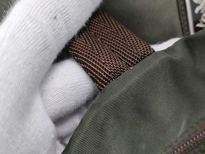 PRADA Nylon Tote Bag Khaki Tote Bag